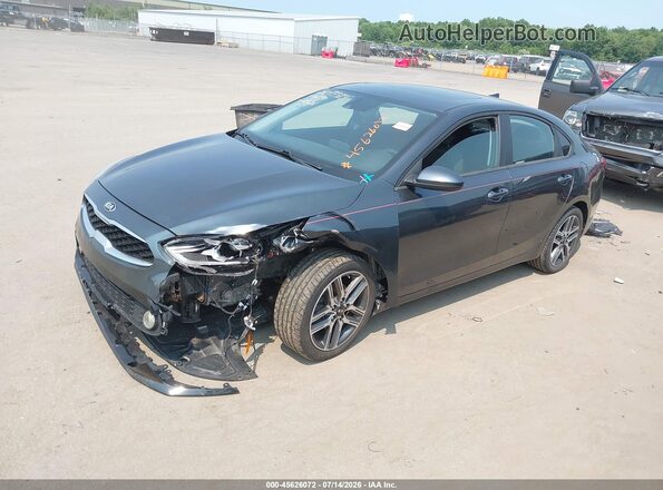 3KPF34AD3KE050816 2019 KIA FORTE Gray Vista tres cuartos delantera izquierda