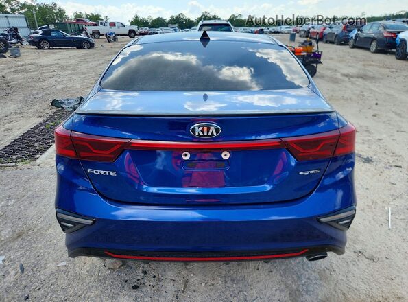 3KPF34AD3LE219699 2020 KIA FORTE Blue Вид ззаду