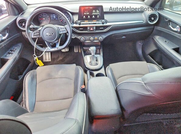 3KPF34AD3LE219699 2020 KIA FORTE Blue Вид панелі приладів