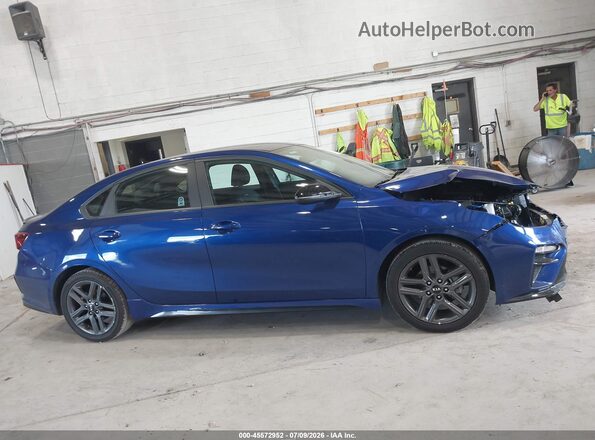 3KPF34AD3ME326477 2021 KIA FORTE Blue 360 interior view