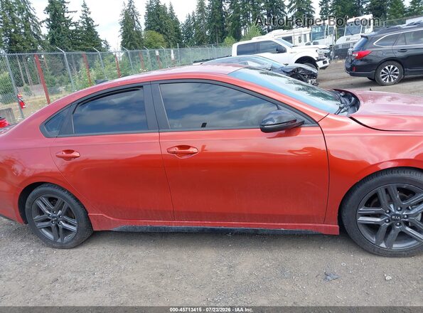 3KPF34AD3ME388977 2021 KIA FORTE Оранжевый Панорамный вид салона 360°