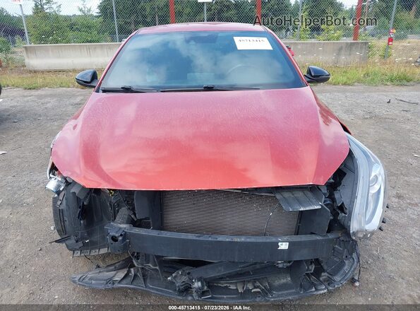 3KPF34AD3ME388977 2021 KIA FORTE Оранжевый Вид задней части салона