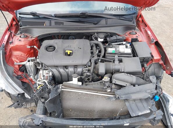 3KPF34AD3ME388977 2021 KIA FORTE Оранжевый Вид сзади
