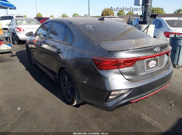 3KPF34AD3ME393239 2021 KIA FORTE Gray Задня ліва чверть