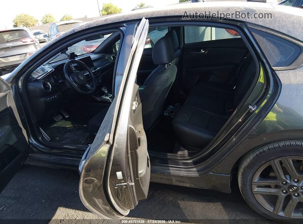 3KPF34AD3ME393239 2021 KIA FORTE Gray Вид наклейки з VIN-кодом