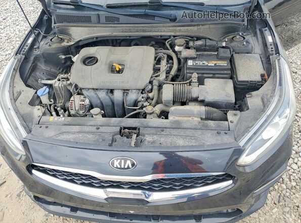 3KPF34AD4KE014133 2019 KIA FORTE Black Vista interior trasera