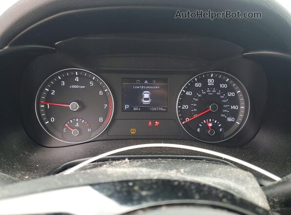 3KPF34AD4KE014133 2019 KIA FORTE Black Vista del cuadro de instrumentos