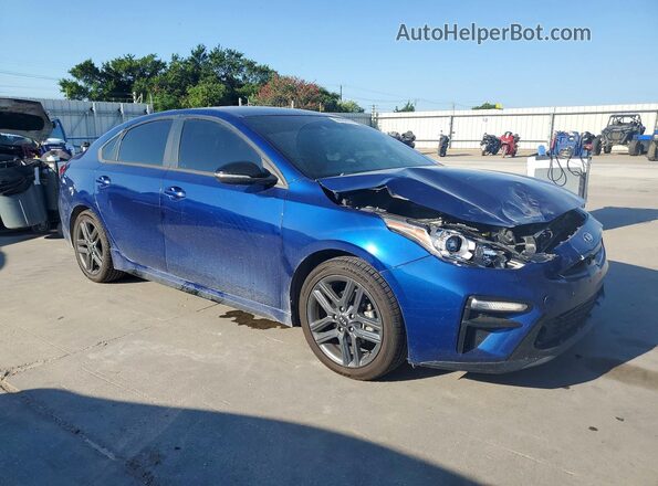 3KPF34AD4LE260133 2020 KIA FORTE Blue Առջևի աջ