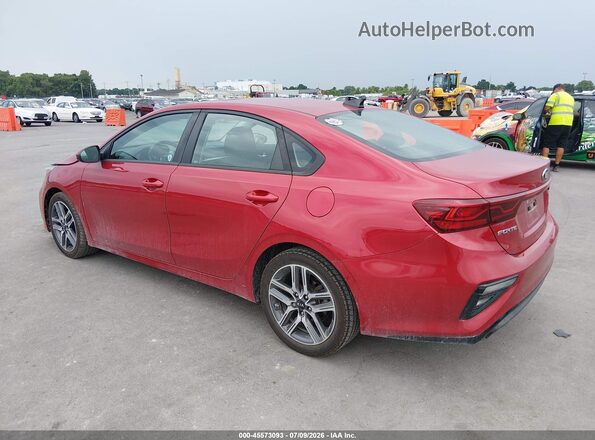 3KPF34AD5KE013136 2019 KIA FORTE Red Հետևի ձախ