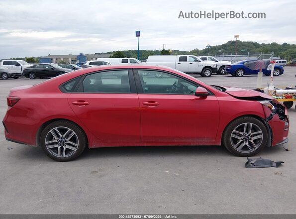 3KPF34AD5KE013136 2019 KIA FORTE Red Սալոնի հետևի տեսք