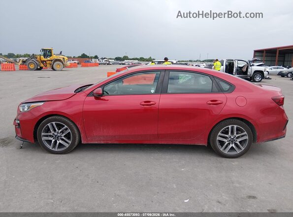 3KPF34AD5KE013136 2019 KIA FORTE Red Սալոնի 360 աստիճան տեսք