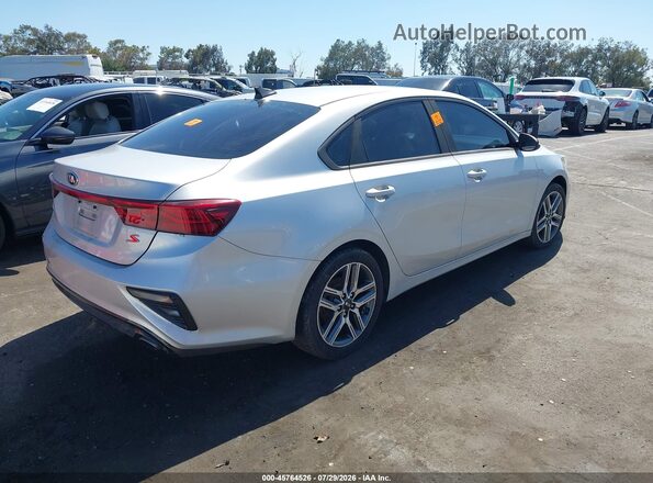 3KPF34AD5KE094199 2019 KIA FORTE Silver Задня права чверть