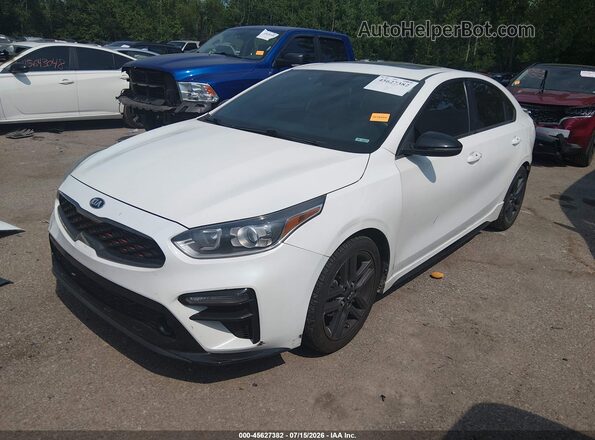 3KPF34AD5ME312211 2021 KIA FORTE Белый Передняя левая четверть