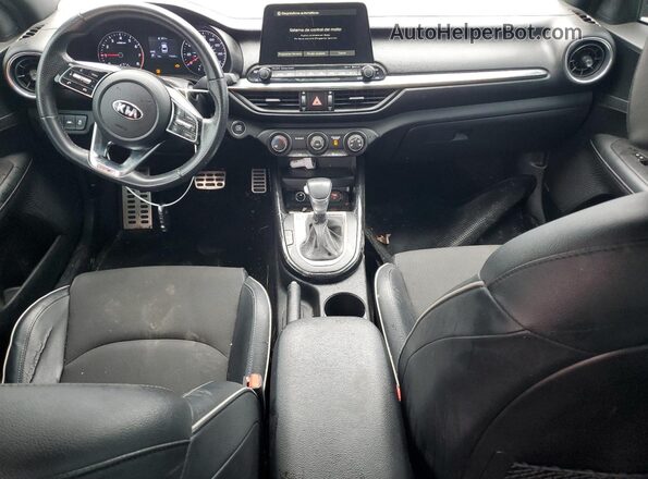 3KPF34AD5ME375390 2021 KIA FORTE Blue Vista del salpicadero
