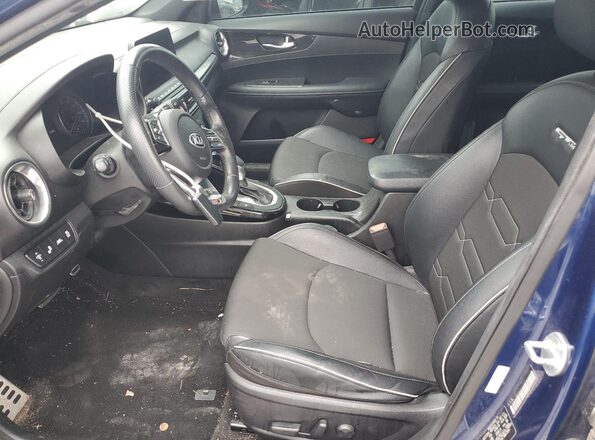 3KPF34AD5ME375390 2021 KIA FORTE Blue Vista interior delantera