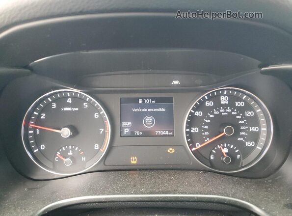 3KPF34AD5ME375390 2021 KIA FORTE Blue Vista del cuadro de instrumentos