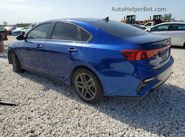 3KPF34AD5ME397082 2021 KIA FORTE Blue უკანა მარცხენა