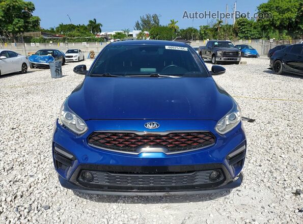 3KPF34AD5ME397082 2021 KIA FORTE Blue წინა ხედი
