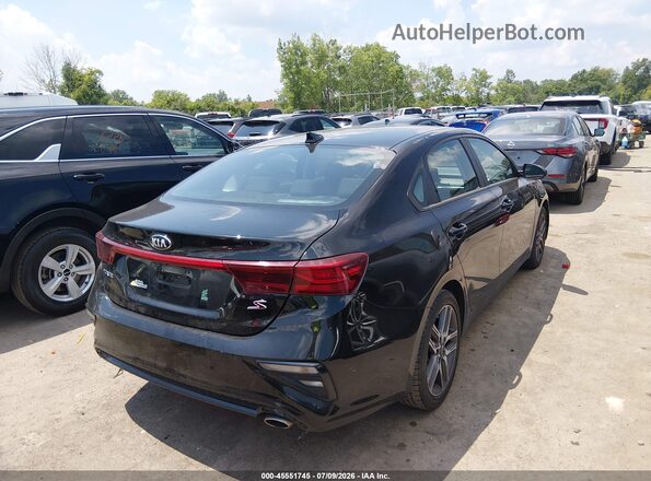 3KPF34AD6KE006941 2019 KIA FORTE Black Tył prawy
