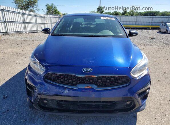 3KPF34AD6LE228946 2020 KIA FORTE Blue წინა ხედი
