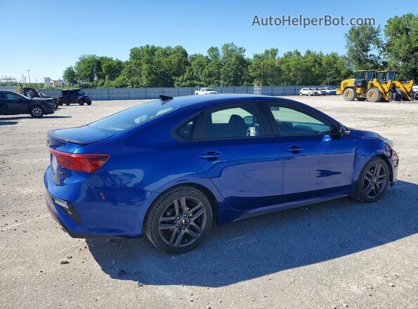3KPF34AD6LE228946 2020 KIA FORTE Blue უკანა მარჯვენა