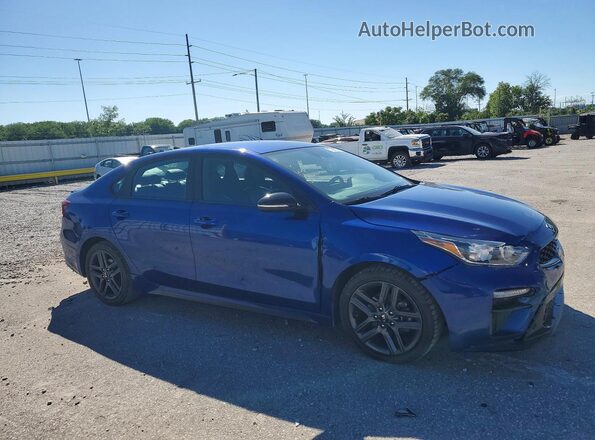 3KPF34AD6LE228946 2020 KIA FORTE Blue წინა მარჯვენა