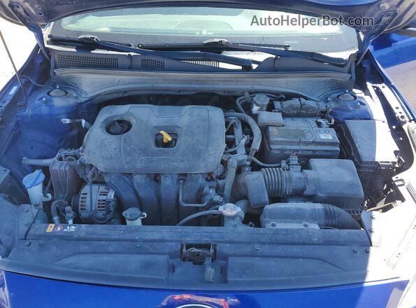3KPF34AD6LE228946 2020 KIA FORTE Blue უკანა სალონის ხედი