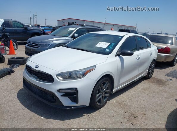 3KPF34AD6ME283513 2021 KIA FORTE White Front left