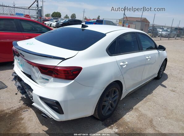 3KPF34AD6ME283513 2021 KIA FORTE White Rear right