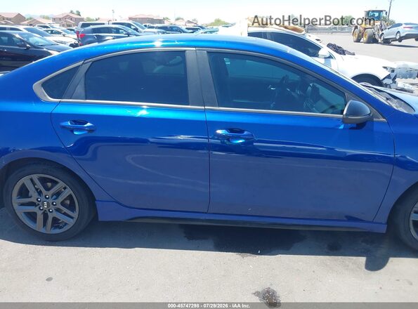 3KPF34AD6ME285164 2021 KIA FORTE Blue Вид задньої частини салону