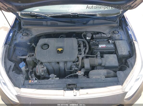3KPF34AD6ME285164 2021 KIA FORTE Blue Вид ззаду