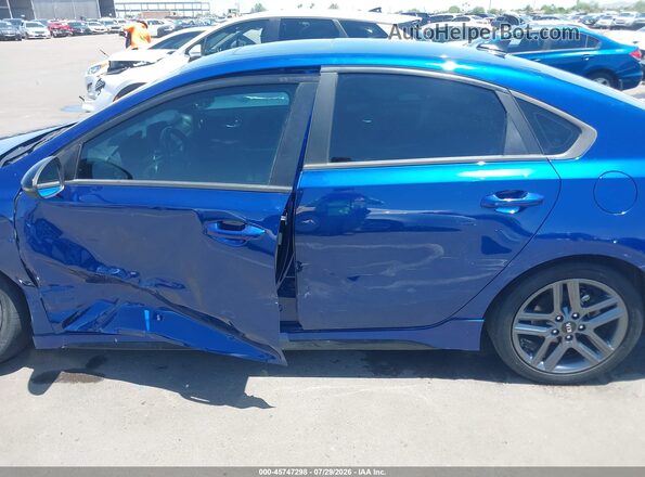 3KPF34AD6ME285164 2021 KIA FORTE Blue Панорамний вид салону 360°
