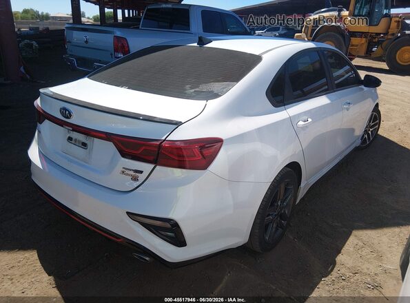 3KPF34AD6ME293751 2021 KIA FORTE White Tył prawy