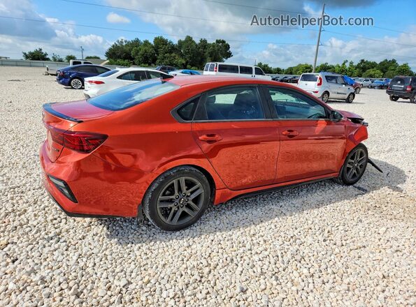 3KPF34AD6ME366388 2021 KIA FORTE Orange უკანა მარჯვენა