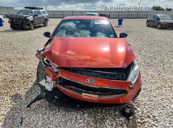 3KPF34AD6ME366388 2021 KIA FORTE Orange წინა ხედი