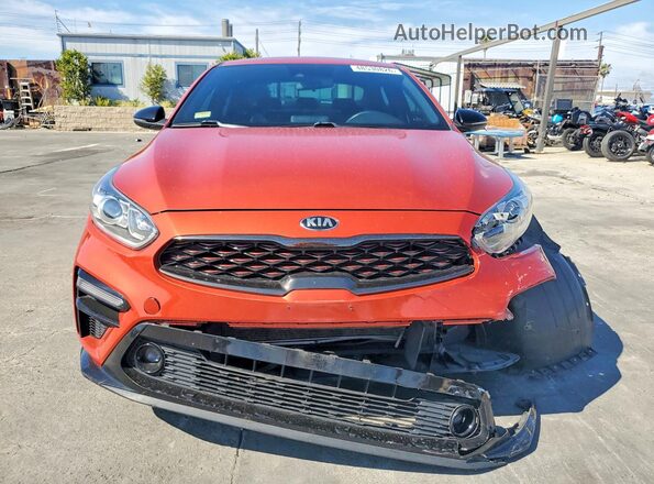 3KPF34AD6ME379903 2021 KIA FORTE Red Widok z przodu