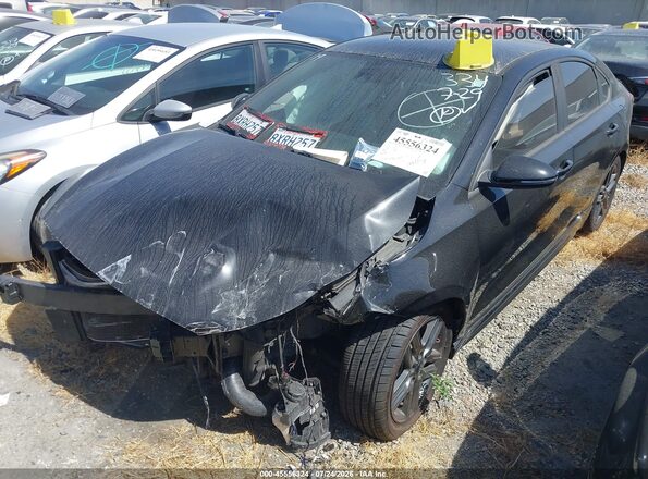 3KPF34AD6ME391713 2021 KIA FORTE Black Vista tres cuartos delantera izquierda