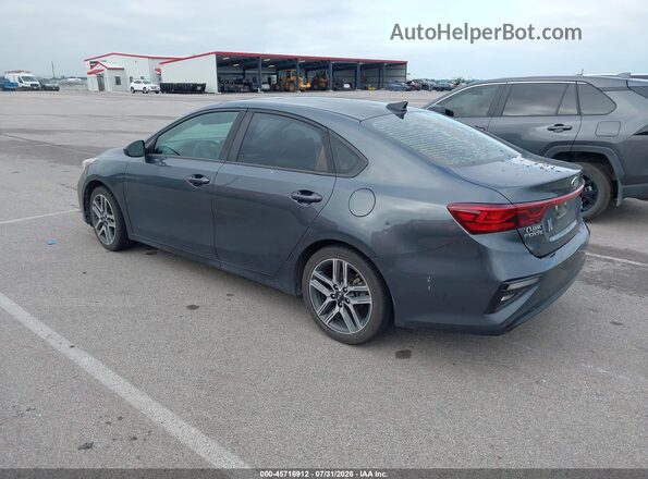 3KPF34AD7KE008018 2019 KIA FORTE Gray Հետևի ձախ