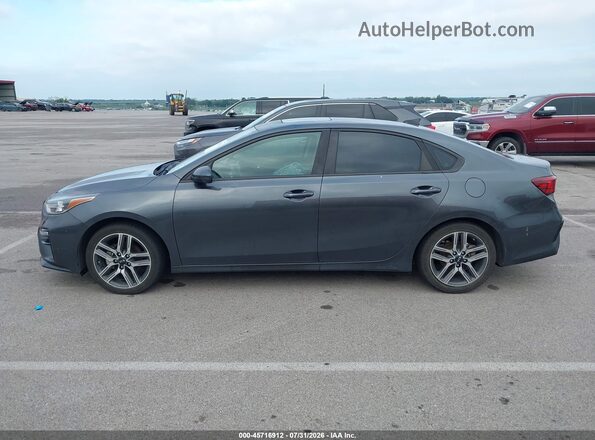 3KPF34AD7KE008018 2019 KIA FORTE Gray Սալոնի 360 աստիճան տեսք