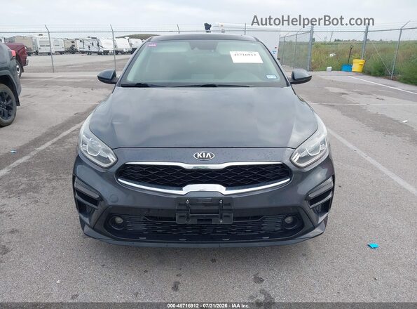3KPF34AD7KE008018 2019 KIA FORTE Gray Սարքավորումների վահանակի տեսք