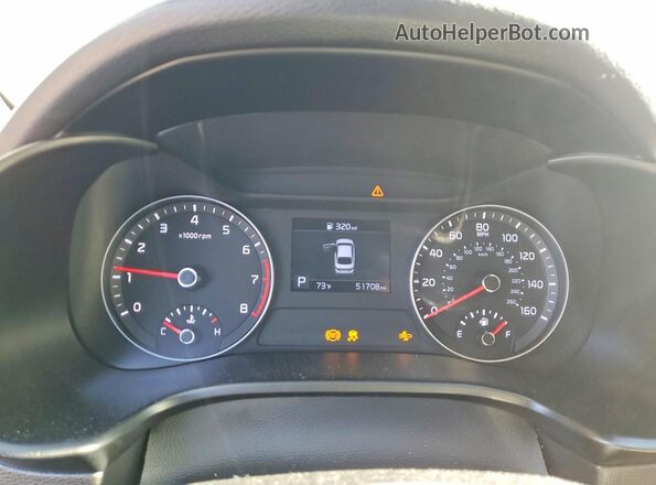 3KPF34AD7KE023036 2019 KIA FORTE Gray Widok zestawu wskaźników