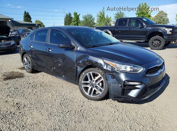 3KPF34AD7KE023036 2019 KIA FORTE Gray Przód prawy