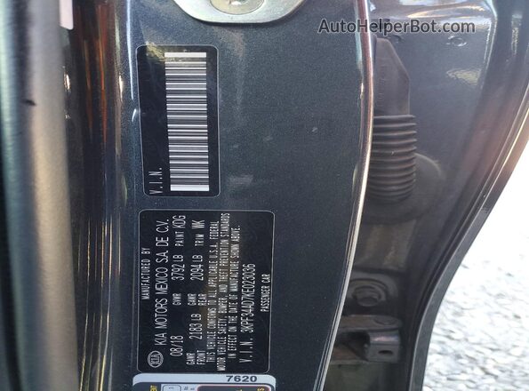 3KPF34AD7KE023036 2019 KIA FORTE Gray Widok komory silnika