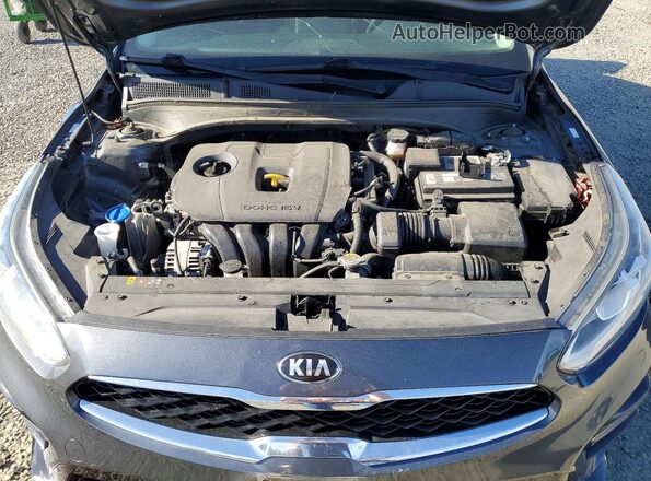 3KPF34AD7KE023036 2019 KIA FORTE Gray Widok wnętrza z tyłu