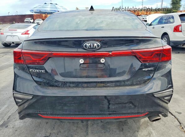 3KPF34AD7LE211704 2020 KIA FORTE Black უკანა ხედი