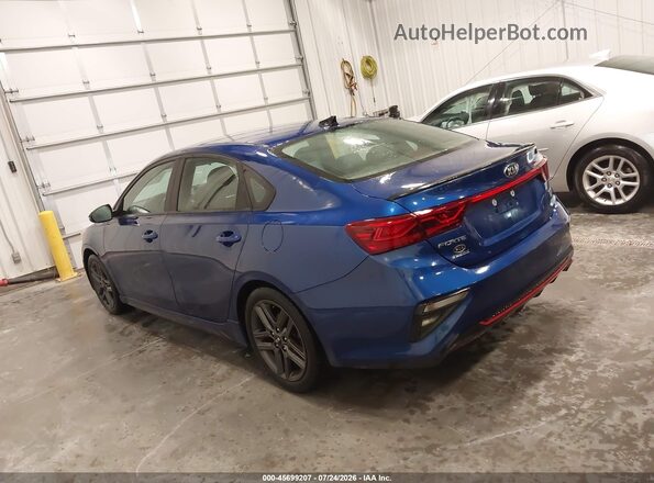 3KPF34AD7ME341743 2021 KIA FORTE Blue 360 interior view