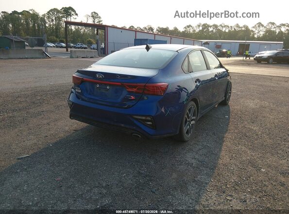 3KPF34AD8KE026561 2019 KIA FORTE Blue უკანა მარჯვენა