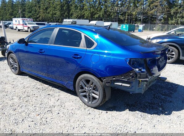 3KPF34AD8ME320707 2021 KIA FORTE Blue Задня ліва чверть