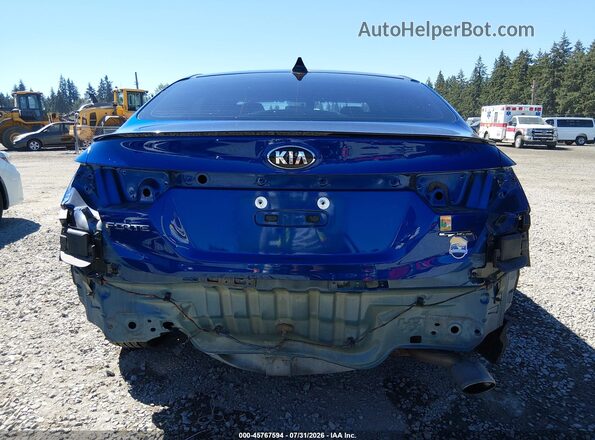 3KPF34AD8ME320707 2021 KIA FORTE Blue Вид спереду