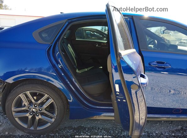 3KPF34AD8ME320707 2021 KIA FORTE Blue Вид наклейки з VIN-кодом